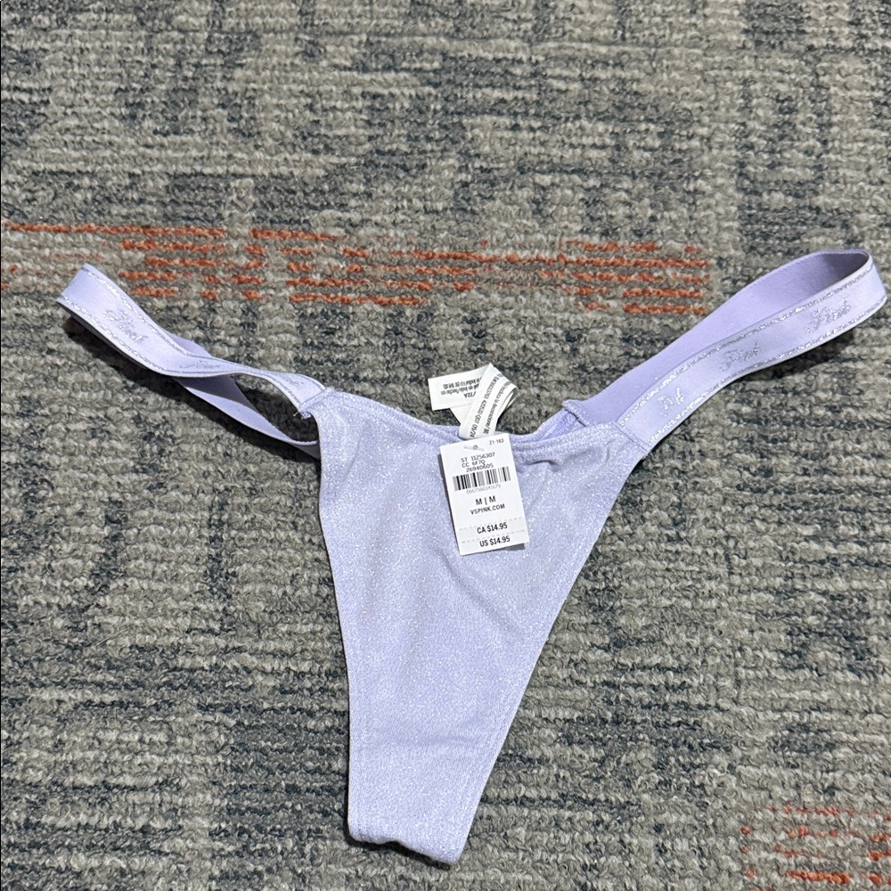 Victoria's Secret Shimmering Lilac Thong